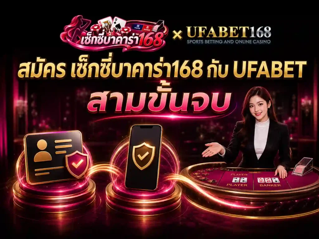 สมัคร เซ็กซี่บาคาร่า168 กับ UFABET สามขั้นจบ